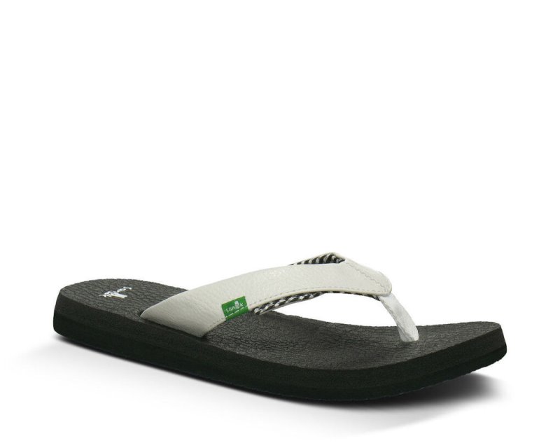 Sanuk Yoga Mat - Sanuk Flip Flops Womens White - Philippines AHTRBI572